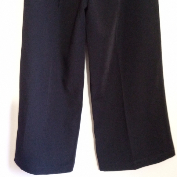 Commense black cropped wide leg pants women size medium NWT - Picture 8 of 8